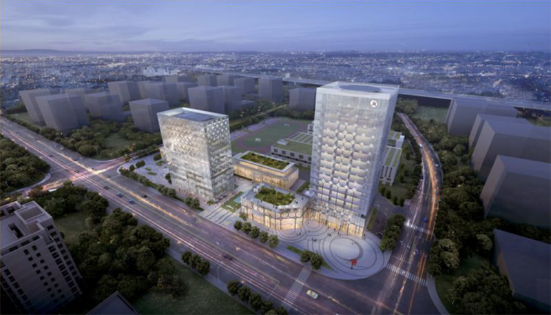 圓通國際金融和科技總部項目，預(yù)計9月竣工